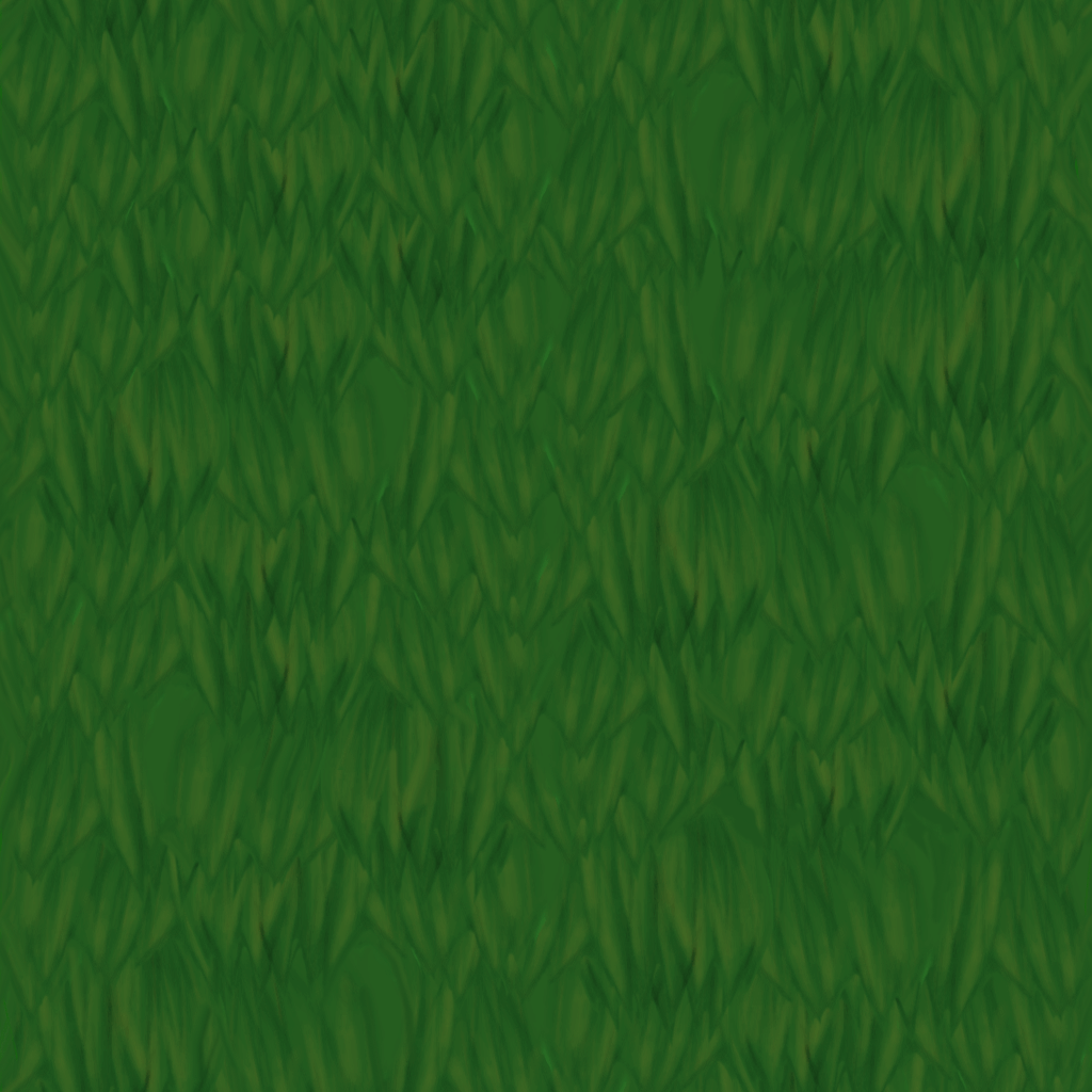 Hand Painted Grass Texture